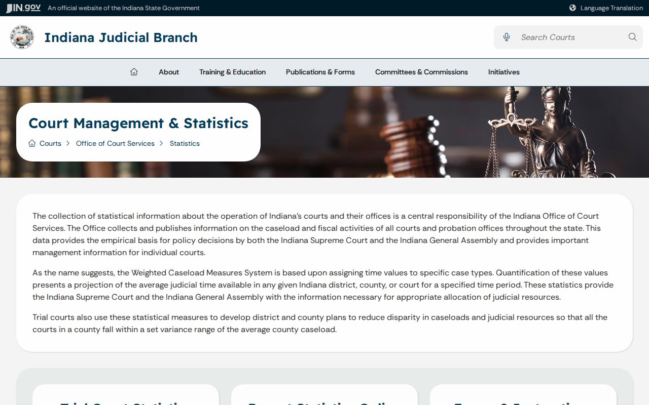 Vermillion County court dates statistics source