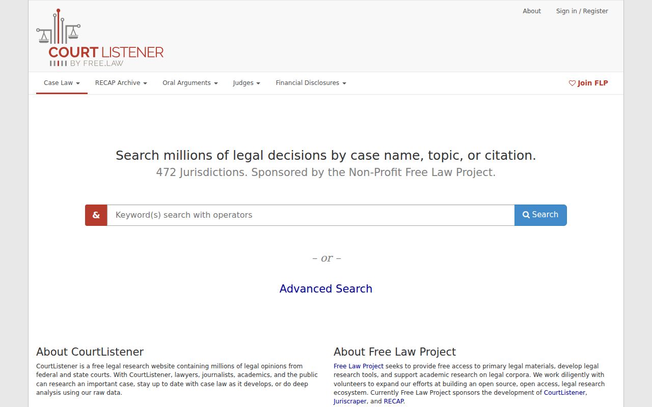 Clinton court docket CourtListener federal discovery source