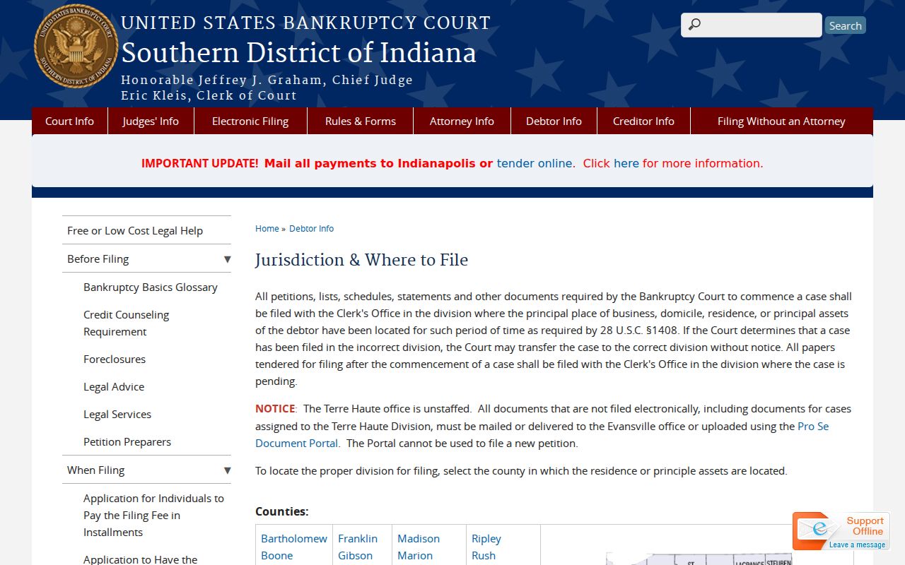 Clinton court docket bankruptcy jurisdiction source